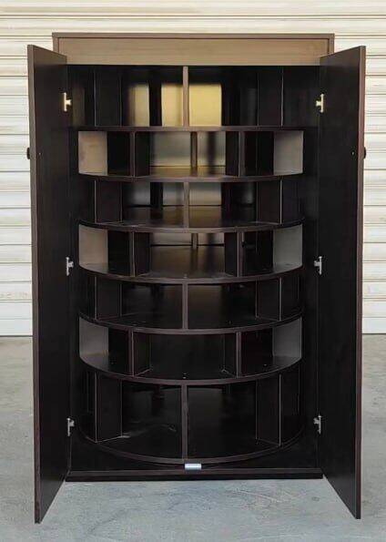 💪High-end quality🎁Clearance sale Large capacity rotating shoe rack