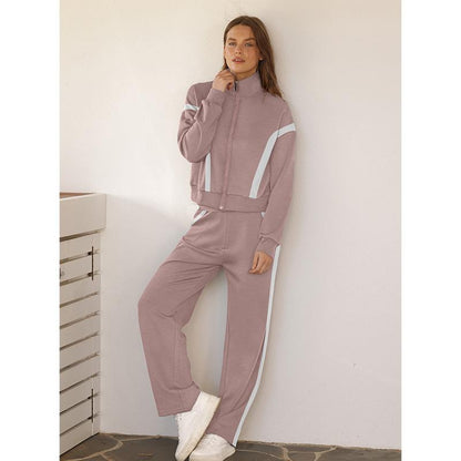 WIHOLL Women’s Lounge Set – 2-Piece Sweatshirt & Wide-Leg Sweatpants ✨