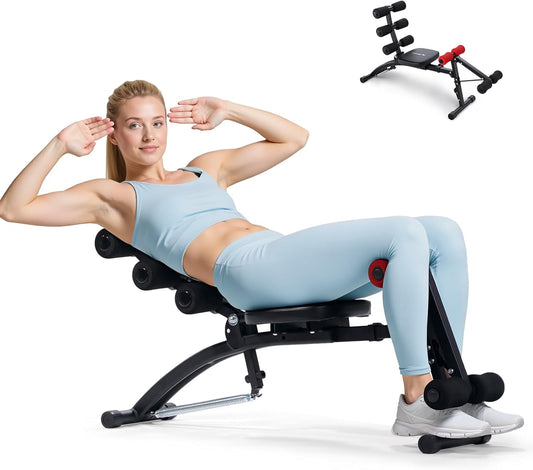 ✨MERACH Multi-Functional Ab Trainer | Home Gym Essential💪 Adjustable | 300 LBS Capacity🌟