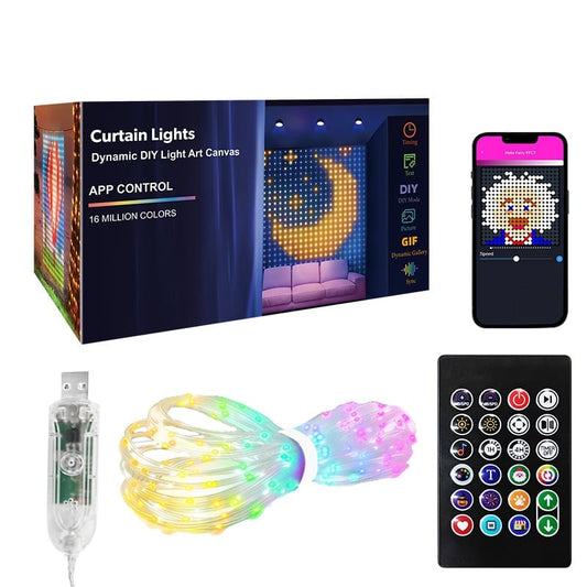 🔥 Discount 49% OFF - Smart Magical LED Curtain Lights (6.56*6.56ft)💥