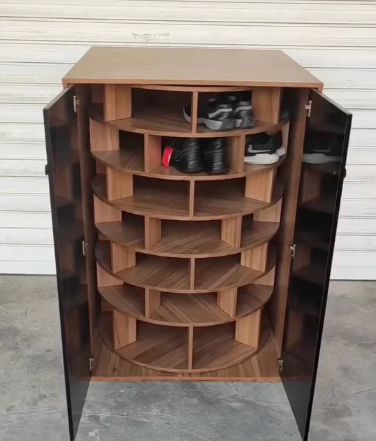 💪High-end quality🎁Clearance sale Large capacity rotating shoe rack
