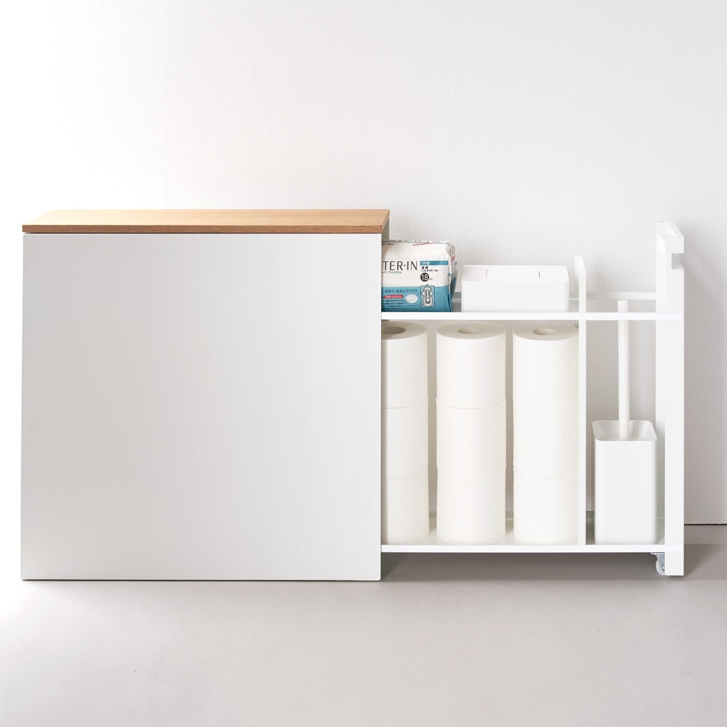 Clearance Sale: 50%OFFSliding Wood-Top Storage Rack